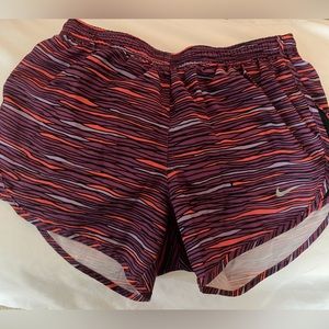 Nike Women’s Running Shorts Purple Orange Extra Small